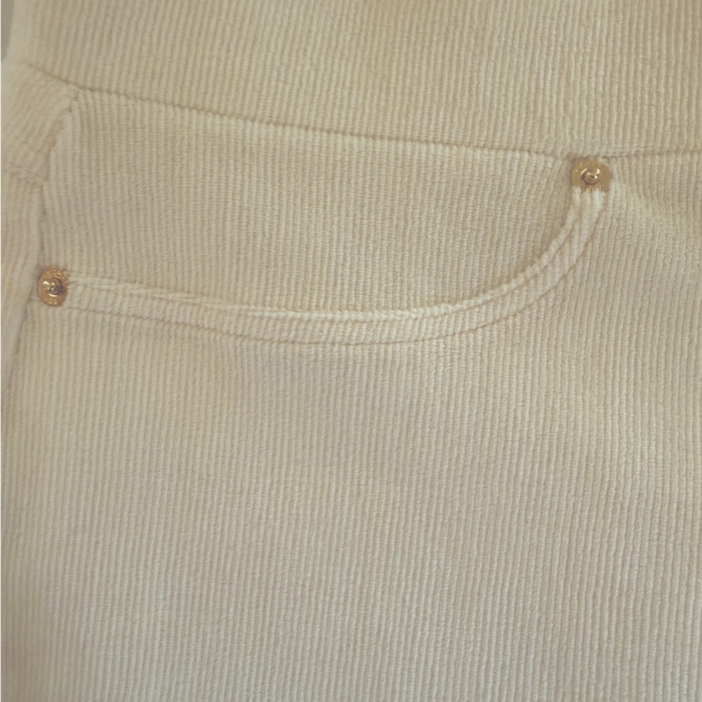 Michael Kors Cream High Rise Skinny Pant . Size L NWT - Picture 4 of 11